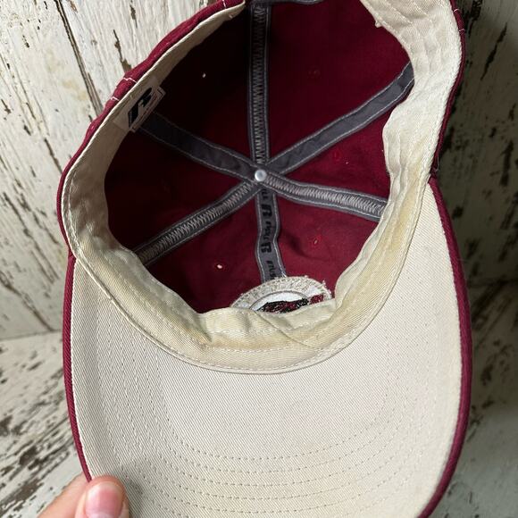 Russel Arkansas Razorbacks Patch Adjustable Baseball Cap Hat OSFA - Picture 5 of 8